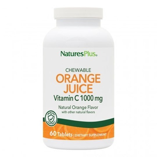 Picture of NATURES PLUS ORANGE JUICE 1000MG 60CHEWTABS