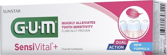 Picture of GUM 6070 SENSIVITAL+ TOOTHPASTE 75ML