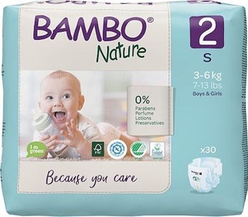 Picture of Πάνα Bambo Nature Mini (3-6kg)  (3x60) Συσκευασία 180 Τεμαχίων