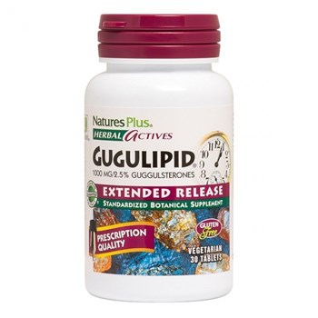 Picture of NATURES PLUS GUGULIPID EXTENDED RELEASE 30 tabs