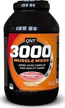 Picture of QNT 3000 Muscle Mass Πρωτεΐνη Ορού Γάλακτος με Γεύση Φράουλα 1.3kg