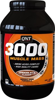 Picture of QNT 3000 Muscle Mass Πρωτεΐνη Ορού Γάλακτος με Γεύση Σοκολάτα 1.3kg