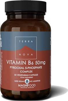 Picture of TerraNova Vitamin B6 50mg 50 φυτικές κάψουλες