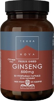 Picture of TerraNova Ginseng Chinese Red 500mg 50 κάψουλες