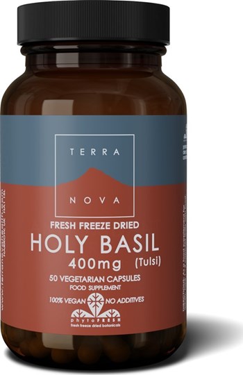 Picture of TerraNova Holy Basil 400mg Συμπλήρωμα για το Άγχος 50 φυτικές κάψουλες