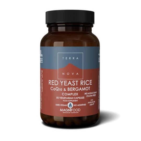 Picture of TerraNova Red Yeast Rice, Co-Q-10 & Bergamot Complex 50 φυτικές κάψουλες