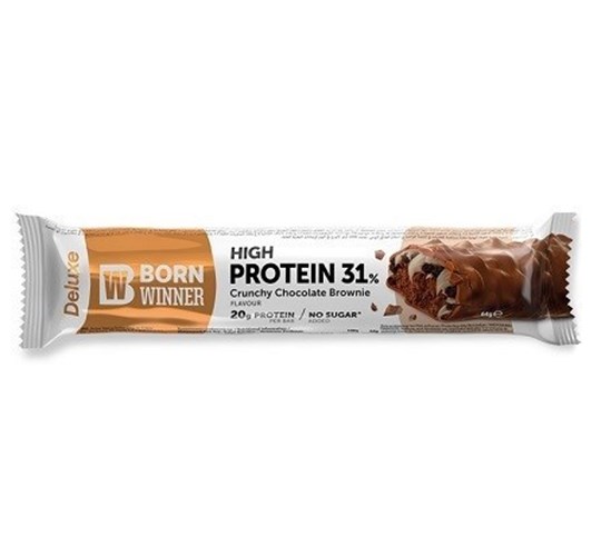 Picture of Born Winner Deluxe High Protein Μπάρα με 31% Πρωτεΐνη & Γεύση Crunchy Chocolate 64gr