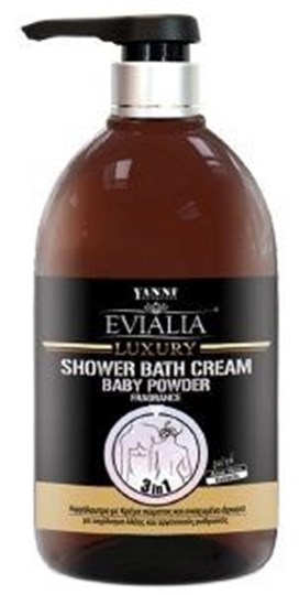 Picture of EVIALIA SHOWER BATH CREAM BABY POWDER -1lt