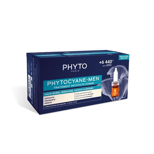 Picture of Phyto Phytocyane Traitement Anti-Chute Αμπούλες Μαλλιών κατά της Τριχόπτωσης για Άνδρες 12x3.5ml