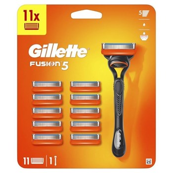 Picture of Gillette Fusion5 Ξυραφάκι με Ανταλλακτικές Κεφαλές 5 Λεπίδων και Λιπαντική Ταινία 11τμχ