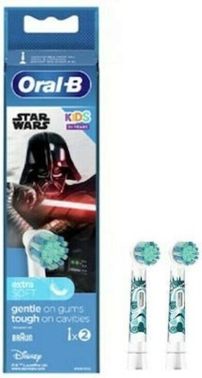 Picture of Oral-B Ανταλλακτικό για Ηλεκτρική Οδοντόβουρτσα Star Wars Extra Soft για 3+ χρονών 2τμχ