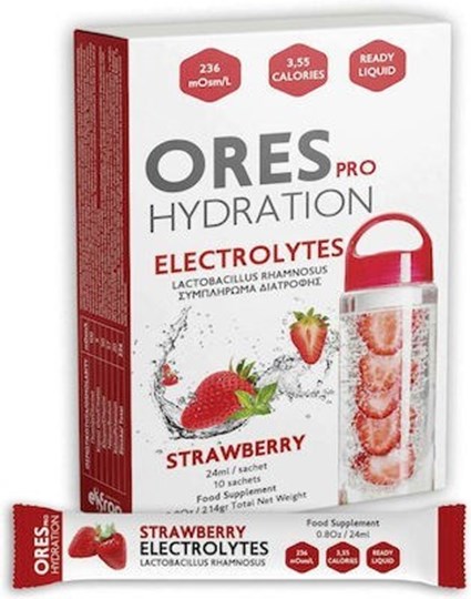 Picture of Eifron Ores Pro Hydration Electrolytes με Γεύση Φράουλα 10 φακελίσκοι