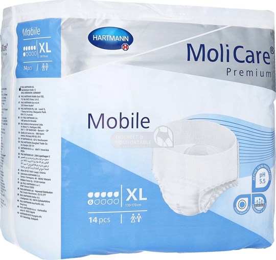 Picture of HARTMANN MoliCare Premium Mobile Extra Plus Μπλε (6 Σταγόνες) 14τμχ  XLarge