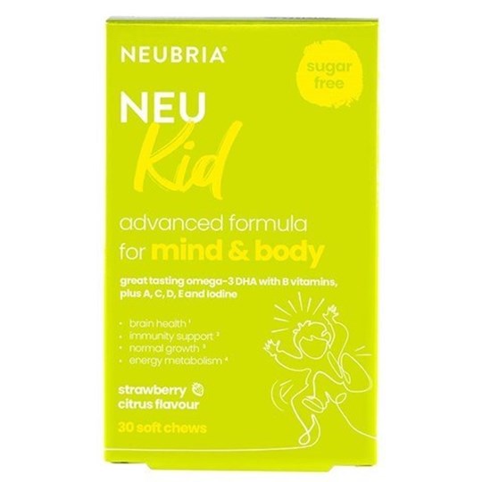 Picture of Neubria Neu Kid Κατάλληλο για Παιδιά 30 ζελεδάκια Strawberry Citrus