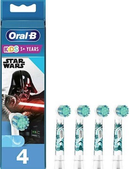 Picture of Oral-B Ανταλλακτικό για Ηλεκτρική Οδοντόβουρτσα Star Wars Extra Soft για 3+ χρονών 4τμχ