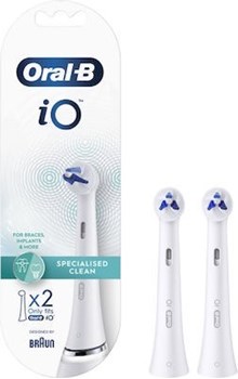 Picture of Oral-B iO Specialised Clean Ανταλλακτικές Κεφαλές για Ηλεκτρική Οδοντόβουρτσα 2τμχ