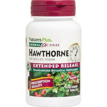Picture of NATURE’S PLUS HAWTHORNE 300MG 30TABS