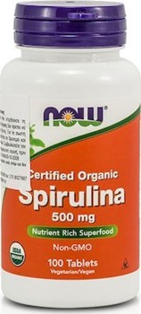 Picture of NOW SPIRULINA 500 mg 100 tabs