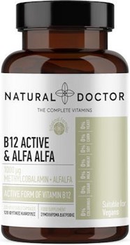 Picture of Natural Doctor B12 Active & Alfa Alfa 120 φυτικές κάψουλες