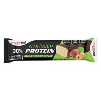 Picture of Mooveat VITA-RICH Hazelnut Protein bar 30%prt 60gr