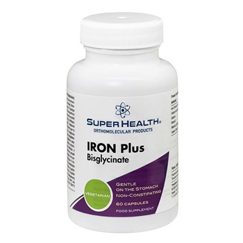 Picture of Super Health Iron Plus Bisglycinate 60caps