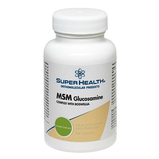 Picture of Super Health MSM Glucosamine Complex with Boswellia 90tabs