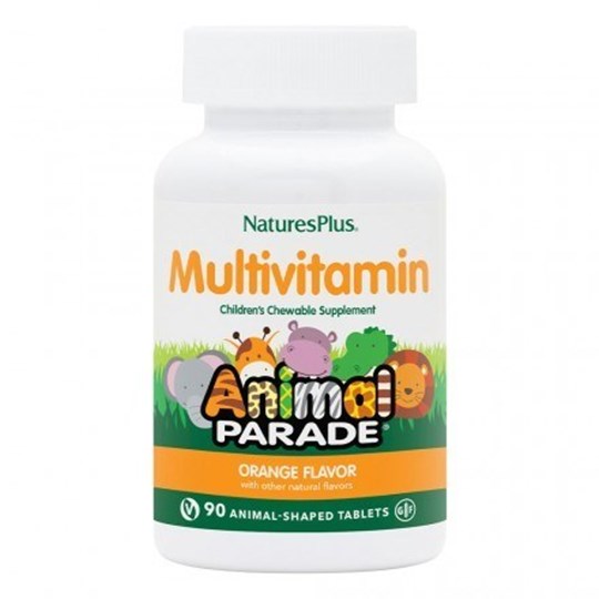 Picture of Natures Plus ANIMAL PARADE Orange 90chewtabs