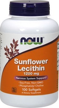 Picture of Now Foods LECITHIN Sunflower 1200 mg Soy-Free - 100 Softgels