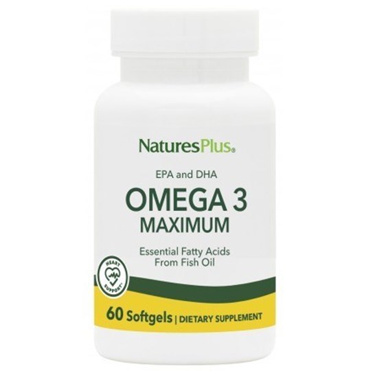 Picture of Natures Plus OMEGA 3 MAXIMUM 60SOFTGELS