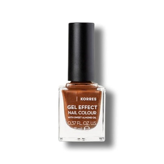 Picture of Korres Gel Effect Gloss Βερνίκι Νυχιών με Sweet Almond Oil 66 Aegean Bronze Gel Effect 11ml