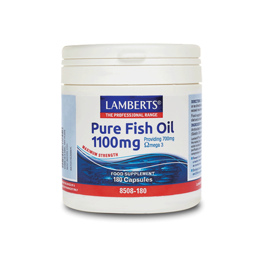 Picture of Lamberts Pure Fish Oil 1100mg 180 soft gels