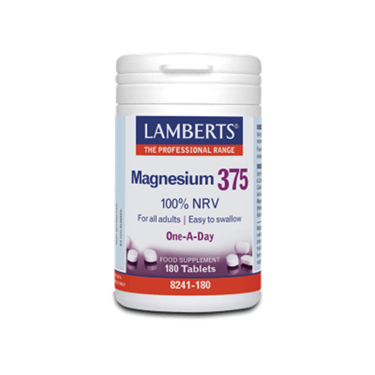 Picture of Lamberts Magnesium 375 100% NRV 180 ταμπλέτες