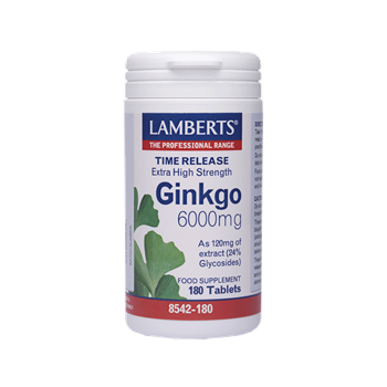 Picture of Lamberts Ginkgo Biloba Extract 6000mg 180 ταμπλέτες