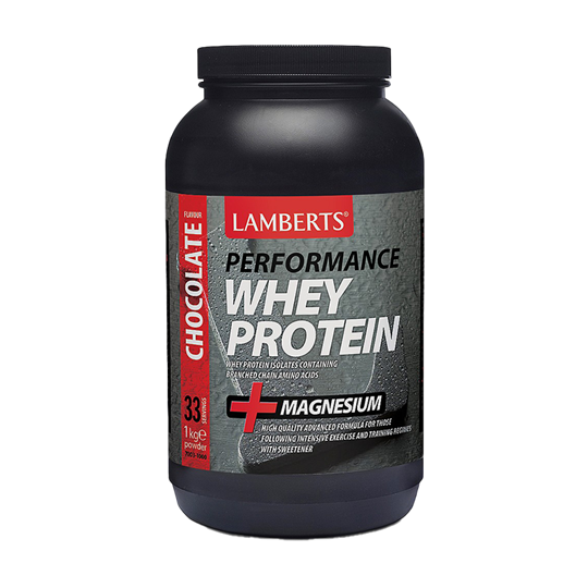 Picture of Lamberts Performance Whey Protein & Magnesium Πρωτεΐνη Ορού Γάλακτος με Γεύση Σοκολάτα 1kg