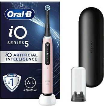 Picture of Oral-B IO Series 5 Ηλεκτρική Οδοντόβουρτσα με Αισθητήρα Πίεσης και Θήκη Ταξιδίου Pink