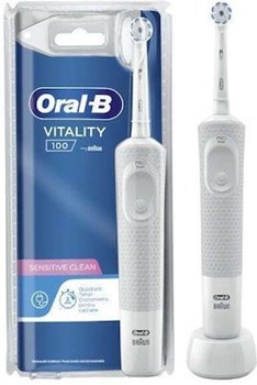 Picture of Oral-B Vitality 100 Sensitive Clean Ηλεκτρική Οδοντόβουρτσα με Χρονομετρητή Γκρι