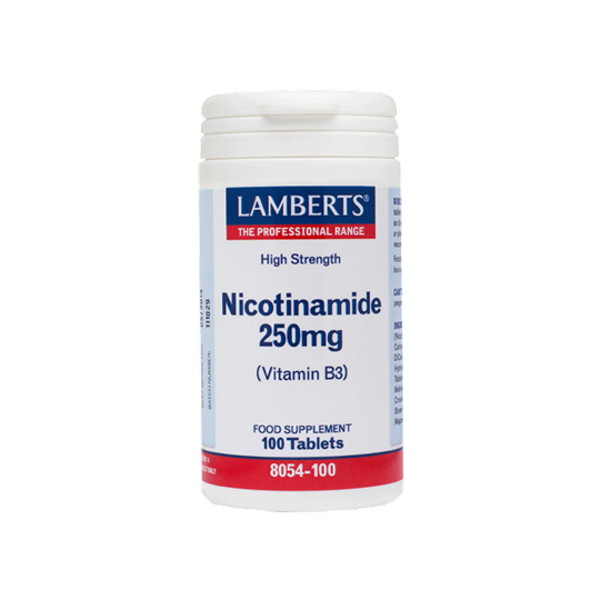 Picture of Lamberts Nicotinamide Vitamin B3 250MG 100 ταμπλέτες