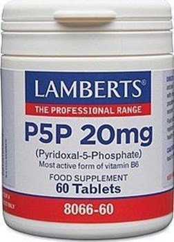 Picture of Lamberts P5P 20mg 60 ταμπλέτες