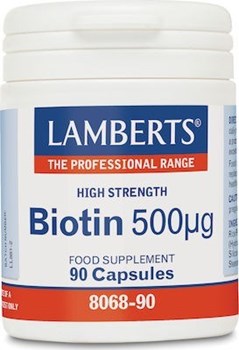 Picture of Lamberts Biotin 500mcg 90 κάψουλες