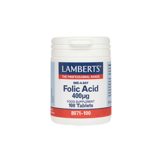 Picture of LAMBERTS  FOLIC ACID 400MCG 100TABS