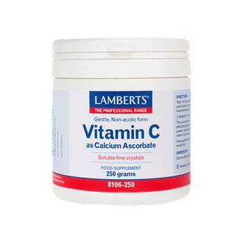 Picture of Lamberts Vitamin C as Calcium Ascorbate 250gr