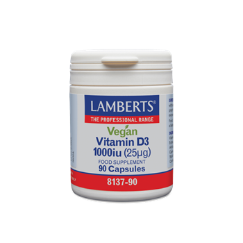 Picture of Lamberts VEGAN Vit D3 1000iu 90caps