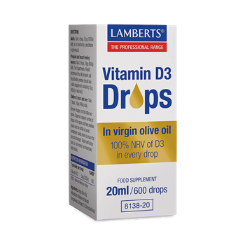 Picture of Lamberts Vitamin D3 Drops 20ml/600drops