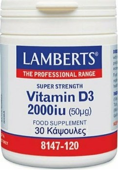 Picture of Lamberts VITAMIN D3 2000iu 30CAPS