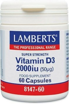 Picture of Lamberts VITAMIN D3 2000iu 60CAPS