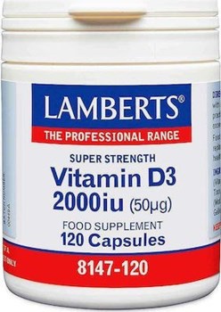 Picture of Lamberts VITAMIN D3 2000iu 120CAPS