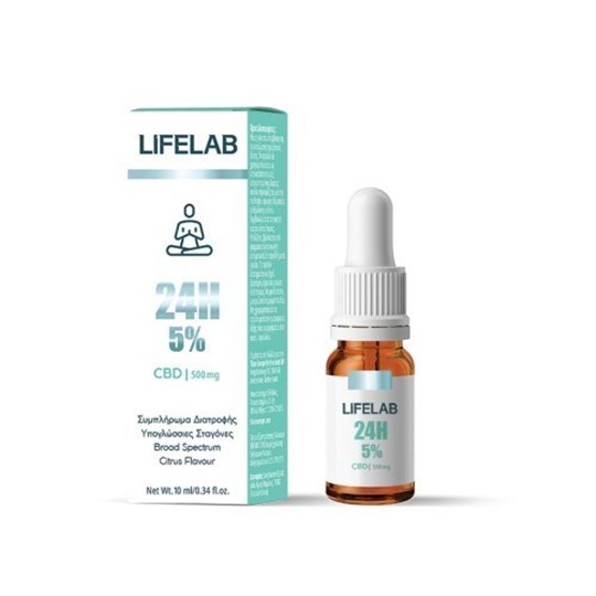 Picture of Lifelab 24H 5% CBD 10ml (Συμπλήρωμα Διατροφής σε Μορφή Ελαίου για Ισορροπία & Ευεξία)