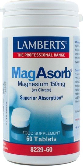Picture of Lamberts MagAsorb 150mg 60 ταμπλέτες