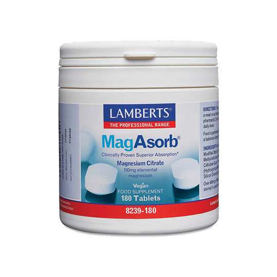 Picture of Lamberts MagAsorb 150mg 180 ταμπλέτες