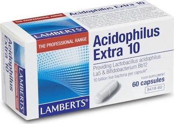 Picture of Lamberts ACIDOPHILUS EXTRA 10 (MILK FREE) 60CAPS